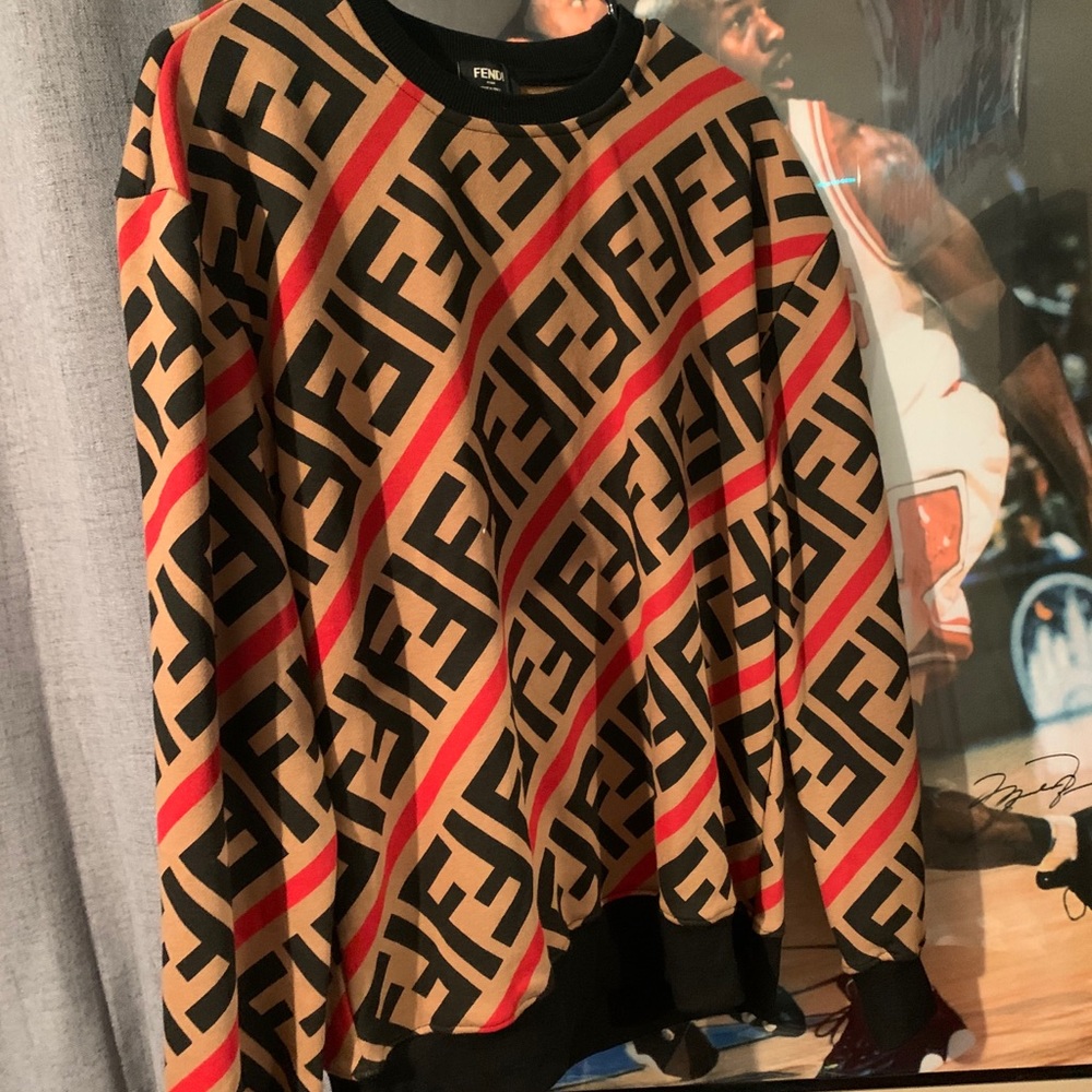 COPY - FENDI
Tan 'Forever Fendi' Sweatshirt